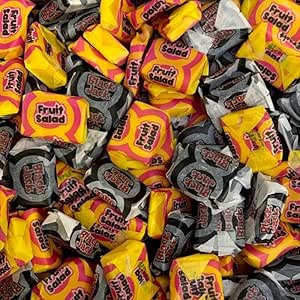 Black Jack & Fruit Salad Chews 1Kg Pouch - Retro Sharing Sweets.